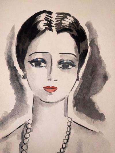 Kees Van Dongen (d'après) - Jeune femme - Lithographie 2