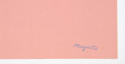 René MAGRITTE - Les Bijoux indiscrets, 1963 - Lithograph on wove paper. 2