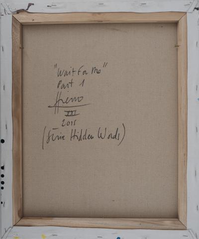 Jean-Antoine HIERRO - Hidden Words : Wait for me - Ensemble de 4 Huiles sur toile, Signées 2