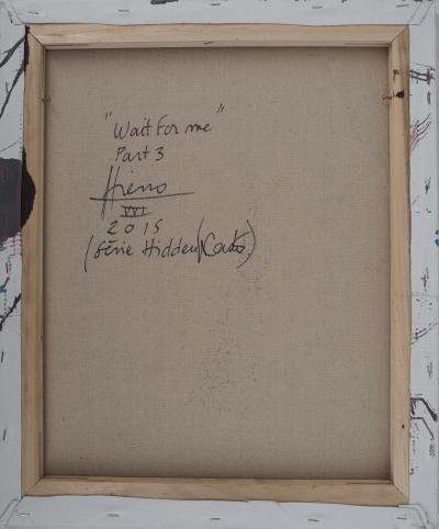 Jean-Antoine HIERRO - Hidden Words : Wait for me - Ensemble de 4 Huiles sur toile, Signées 2
