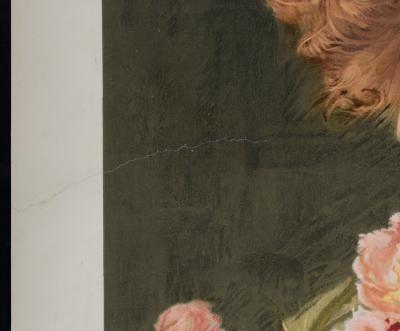 Edouard BISSON - Portrait d’élégante, c. 1900 - Decorative lithograph panel 2