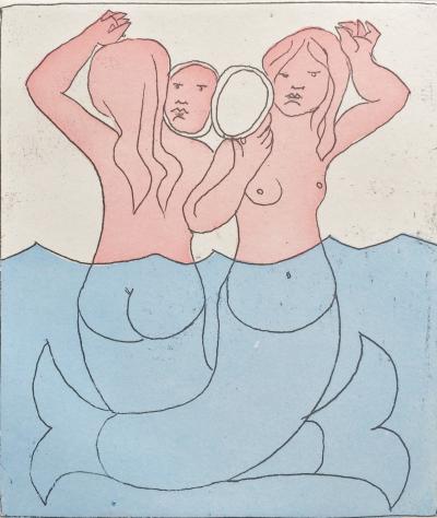 François-Xavier LALANNE - Les Néréides, 2005 - Gravure originale signée au crayon 2