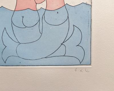 François-Xavier LALANNE - Les Néréides, 2005 - Gravure originale signée au crayon 2