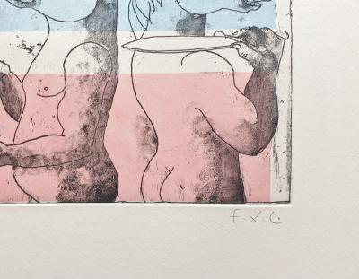 François-Xavier LALANNE - Des Zoomorphoses, 2005 - Gravure originale signée au crayon 2