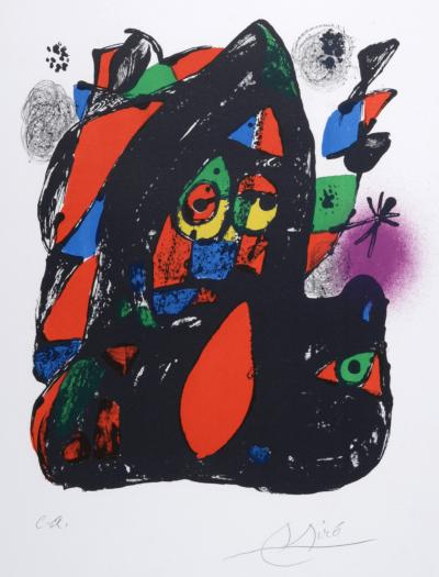 Joan MIRO - Lithographie IV, 198 - Hand-signed! 2