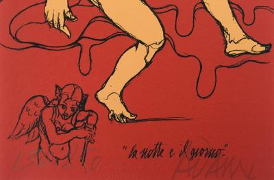Valerio ADAMI - Luna & Sole, 2017 - Tirage pigmentaire signé 2