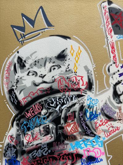 Alberto Blanchart - EXPLORER CAT - Peinture aérosol et acrylique 2