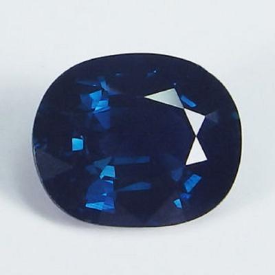 2,02 ct. Zafiro azul real azul sin tratar 2