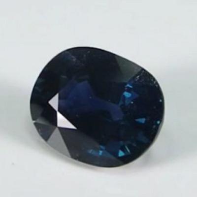 2,02 ct. Zafiro azul real azul sin tratar 2