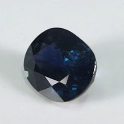 2,02 ct. Zafiro azul real azul sin tratar 2