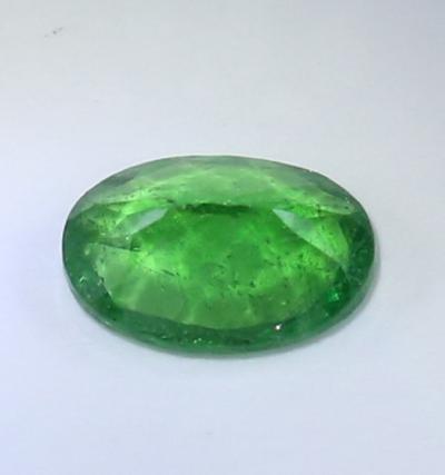 0,81 ct. Tsavorite non traitée (Grossularite - Grenat) 2