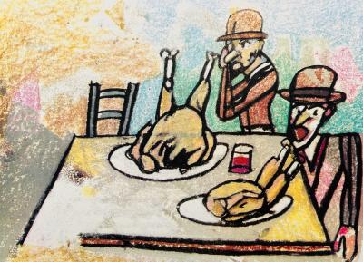 Antonio SEGUI - L’ile de l’insomnie, 1998 - Sérigraphie quadrichromique signée 2