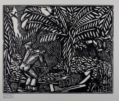 Raoul Dufy (d’après) - La Pêche (#1A), c.1910 - Gravure sur bois 2