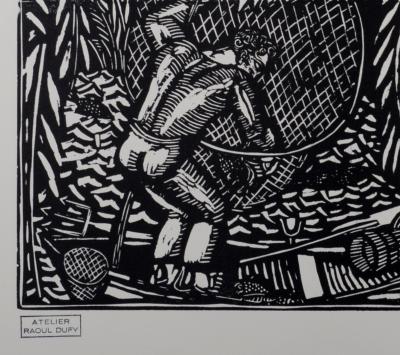 Raoul Dufy (d’après) - La Pêche (#1A), c.1910 - Gravure sur bois 2