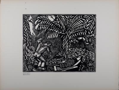 Raoul Dufy (d’après) - La Pêche (#1A), c.1910 - Gravure sur bois 2