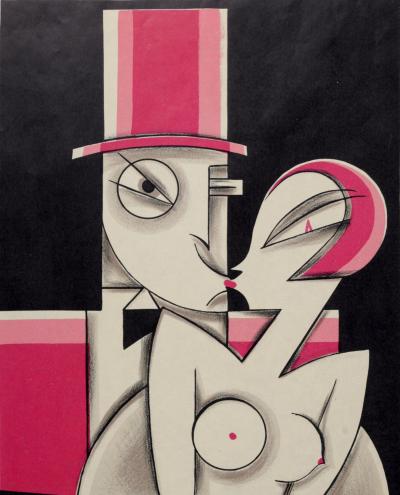 PICO (Maurice PICAUD) - Folies Bergère, La Grande Folie, 1927 - Affiche lithographique 2