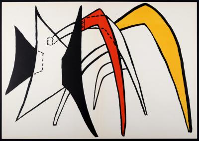 Alexander CALDER - Stabiles, 1963 - Original lithograph 2