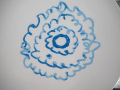 ZAO Wou-Ki - Vie Marine : Oursins - Sérigraphie sur Porcelaine signée 2