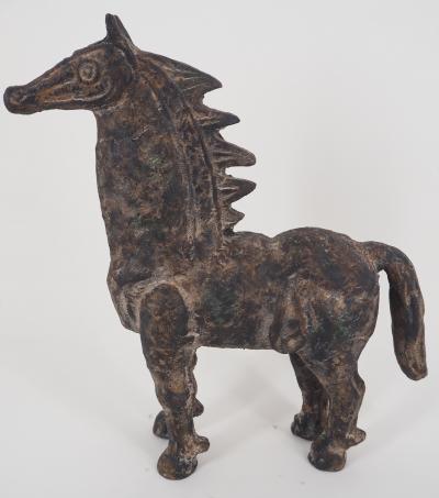 Georges Braque - Cheval fougueux - Statue originale en metal 2