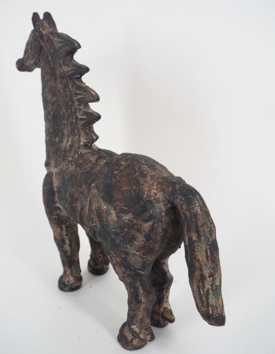 Georges Braque - Cheval fougueux - Statue originale en metal 2