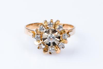 Bague en or jaune 18 carats 2