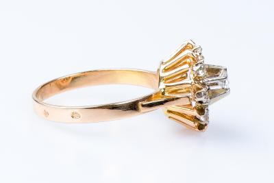 Bague en or jaune 18 carats 2