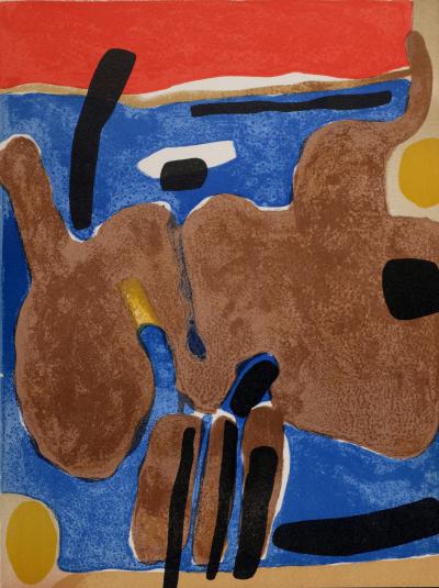 Maurice ESTEVE - Composition, 1964 - Lithographie 2