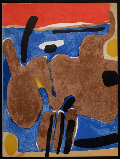 Maurice ESTEVE - Composition, 1964 - Lithographie 2
