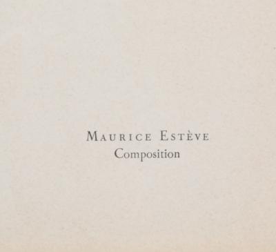 Maurice ESTEVE - Composition, 1964 - Lithographie 2