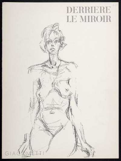 Alberto GIACOMETTI - Couverture Derrière le miroir n° 127, 1961 - Lithographie de couverture 2