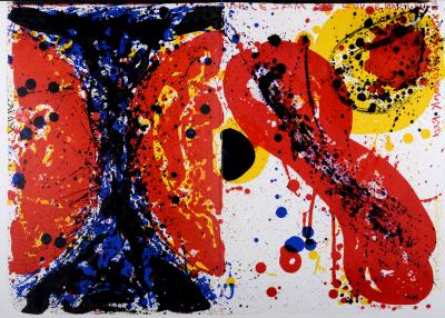 Sam FRANCIS - L’Oncle Sam aime Marylin, 1964 - Lithographie 2