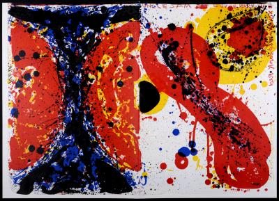 Sam FRANCIS - L’Oncle Sam aime Marylin, 1964 - Lithographie 2