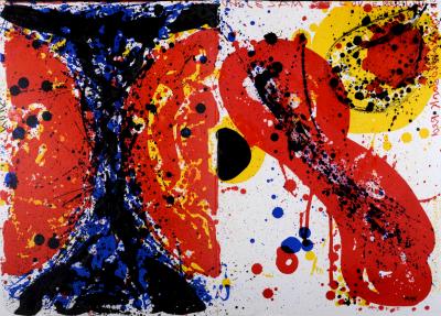 Sam FRANCIS - L’Oncle Sam aime Marylin, 1964 - Lithographie 2
