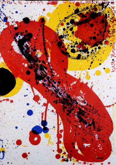 Sam FRANCIS - L’Oncle Sam aime Marylin, 1964 - Lithographie 2