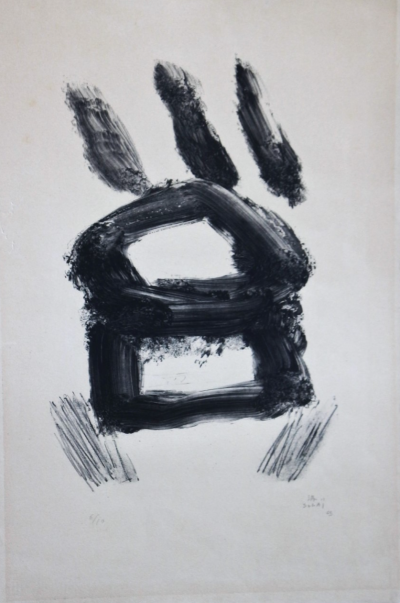 SUGAI   Aléa (1962)  Lithographie originale  en couleurs signée deux fois au crayon et justifiée 2