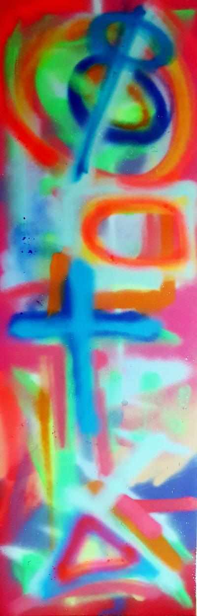 HAYVON - 8 Prayers , 2024 - peinture abstraite pop art 2