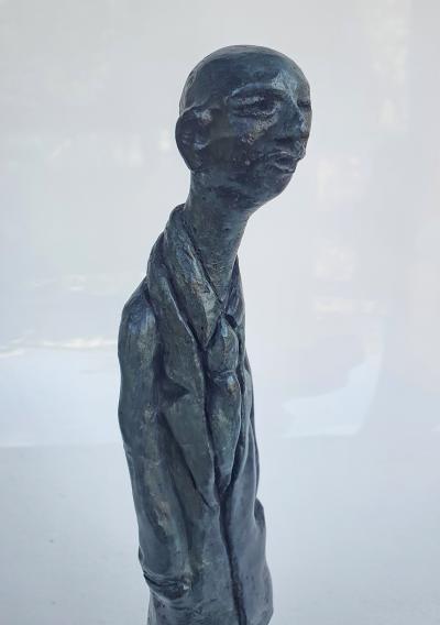Vito Imburgia - Homme debout Astolfo - Sculpture en bronze 2012 2