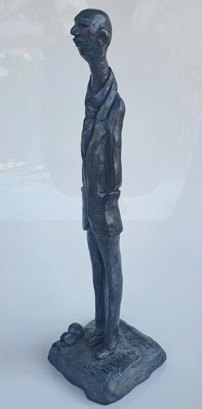 Vito Imburgia - Homme debout Astolfo - Sculpture en bronze 2012 2