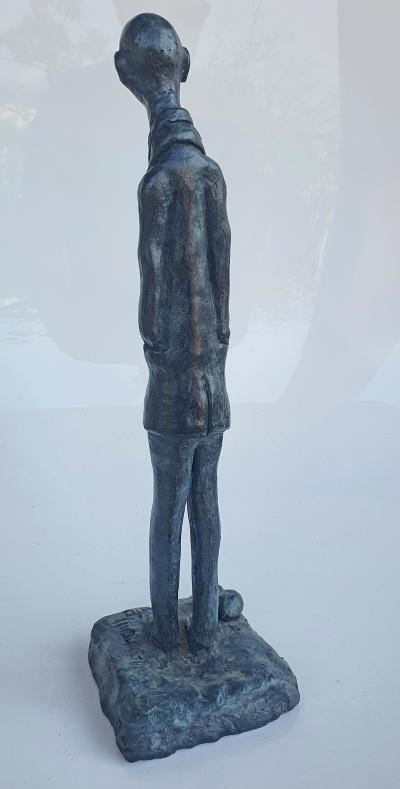 Vito Imburgia - Homme debout Astolfo - Sculpture en bronze 2012 2