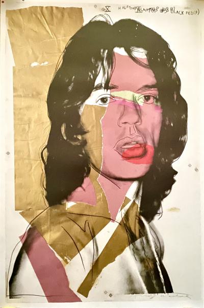 Andy Warhol (d’après) - Mick Jagger - MUMOK - Impression Offset, c 2020, Signé dans la planche