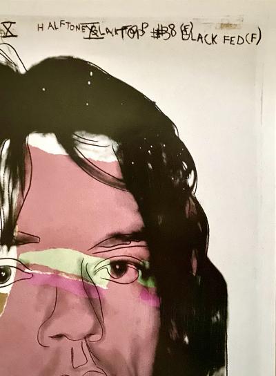 Andy Warhol (d’après) - Mick Jagger - MUMOK - Impression Offset, c 2020, Signé dans la planche 2
