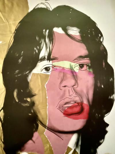 Andy Warhol (d’après) - Mick Jagger - MUMOK - Impression Offset, c 2020, Signé dans la planche 2