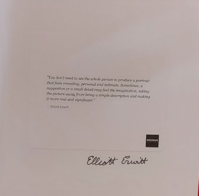 Elliott Erwitt - Tirage signé au feutre 2