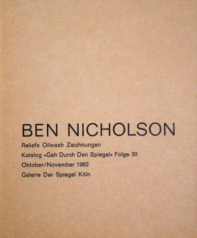 Ben NICHOLSON - Geh durch den Spiegel, 1962 - Exhibition catalog with 3 screenprints 2