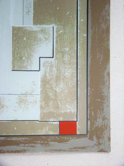 Ben NICHOLSON - Geh durch den Spiegel, 1962 - Catalogue d’exposition avec 3 sérigraphies 2