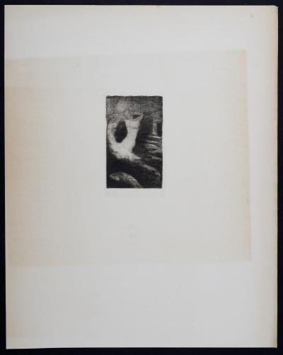 Odilon REDON - Le Passage d’une âme (Mellerio 21), 1920 - Original etching 2