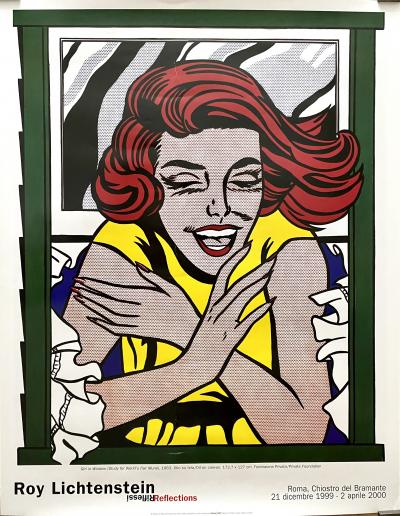 Roy Lichtenstein (d’après) - Girl in Window, 1999 - Impression Offset
