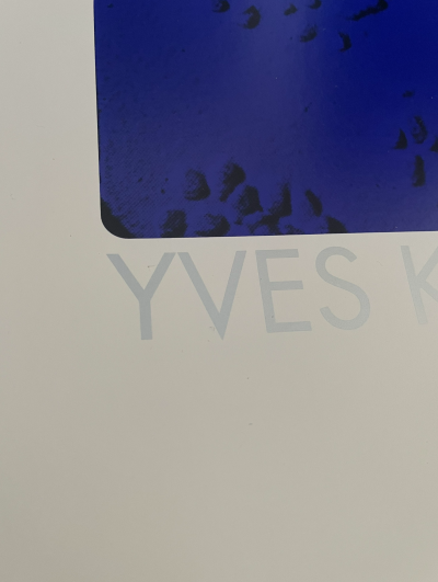 Yves Klein (d’après) - Relief Eponge RE15, 2000 - Affiche 2