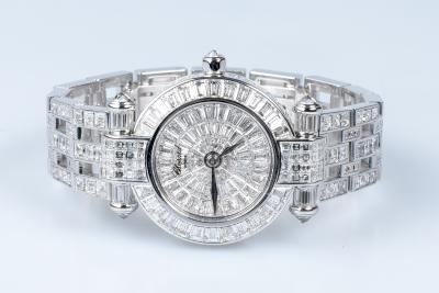 Montre Chopard Impériale Chronographe diamants en or blanc 18 carats 2