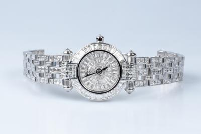 Montre Chopard Impériale Chronographe diamants en or blanc 18 carats 2